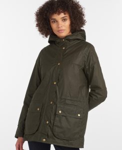 Archive Olive Barbour Lightweight Durham? Waxed Cotton Jacket | TUV-164257
